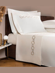 Links embroidery - bedset +2/51x71-20"x28" - bedset