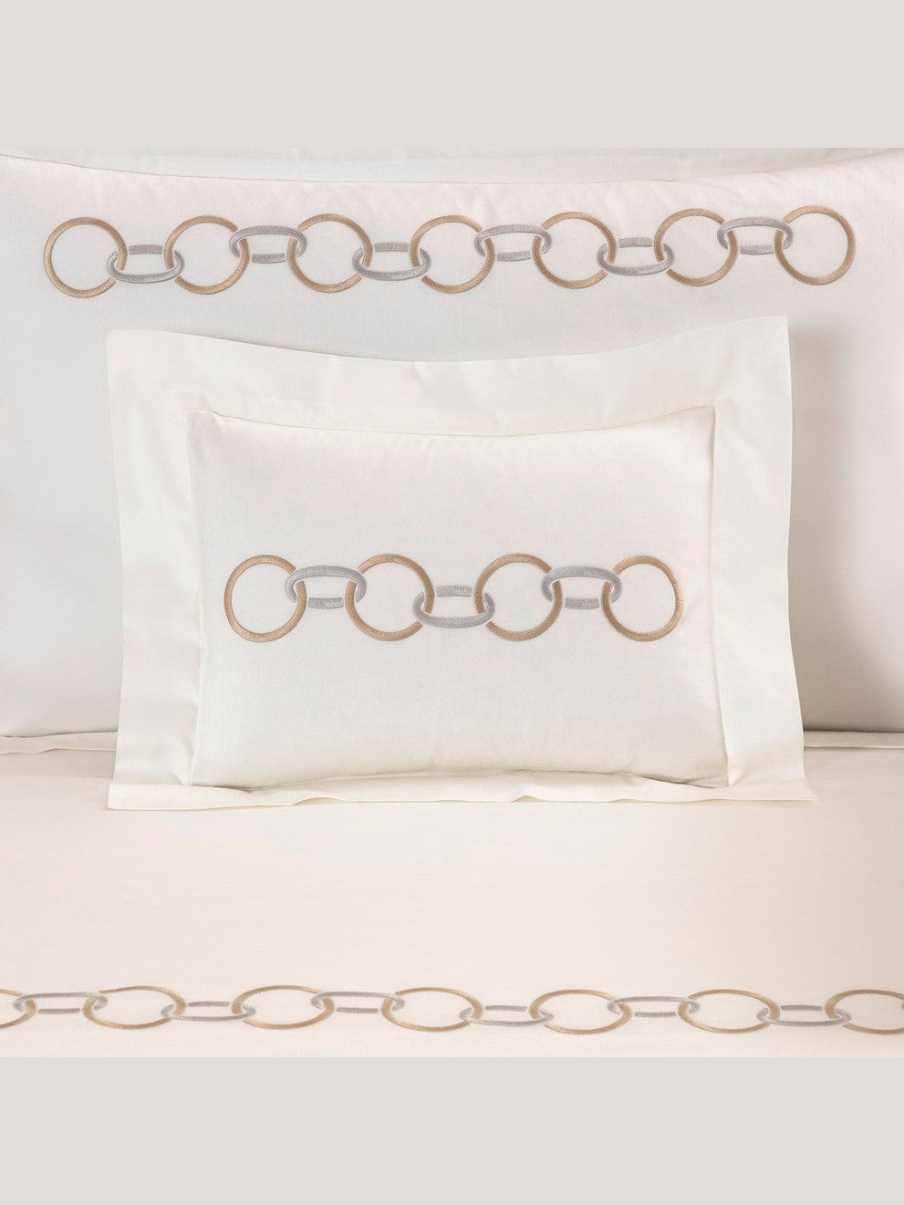 Links embroidery - bedset +2/51x71-20"x28" - bedset