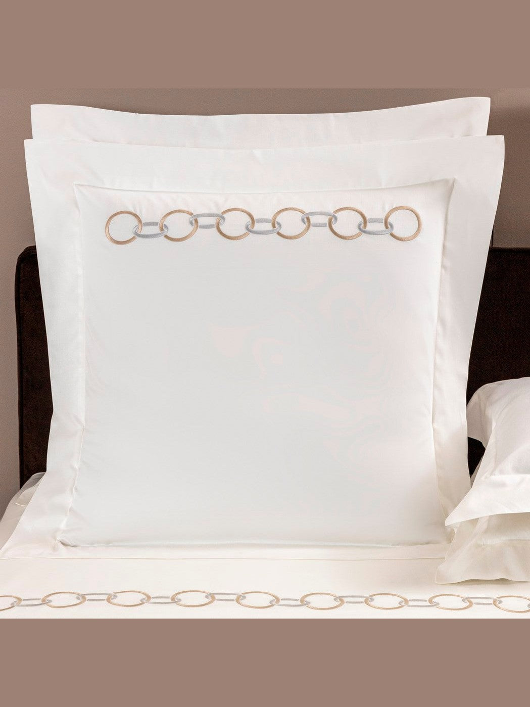 Links embroidery - bedset +2/51x71-20"x28" - bedset