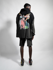 Haculla in concert cut-up knit shorts
