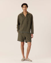 Resort front tie shirt