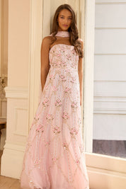 Lovers lace strapless gown