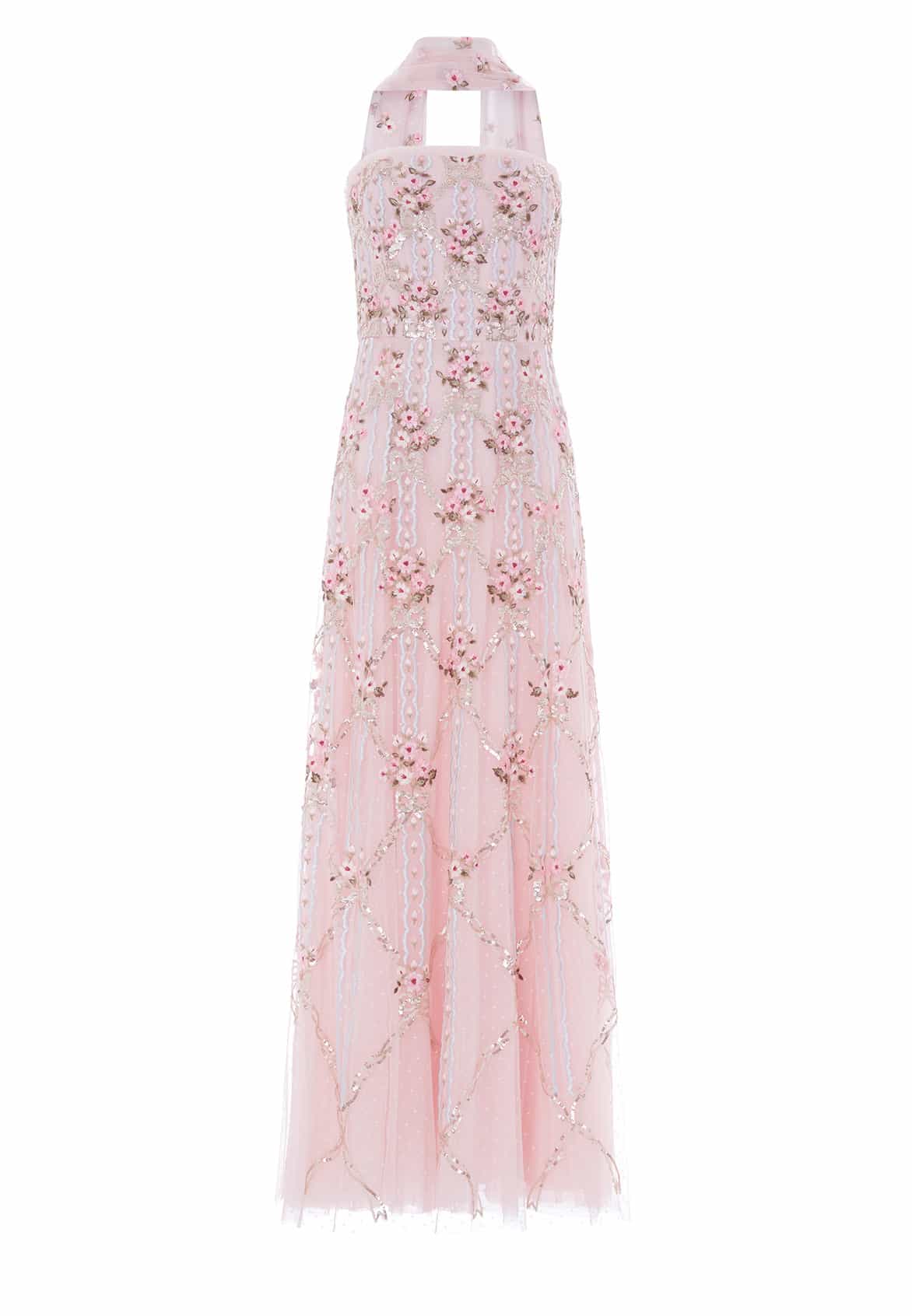 Lovers lace strapless gown