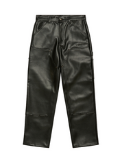 Leather carpenter pant