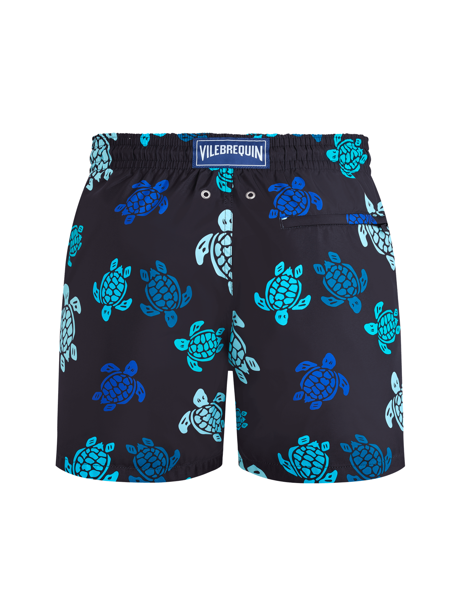 Men ultra-light and packable swim shorts tortues multicolores