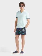 Men ultra-light and packable swim shorts tortues multicolores