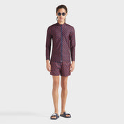 Men Ultra-light and packable Swim Shorts Homard Pixel