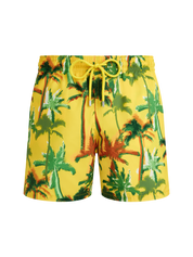 Men ultra-light and packable swim shorts palms offset
