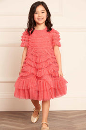 MARILLA RUFFLE KIDS DRESS