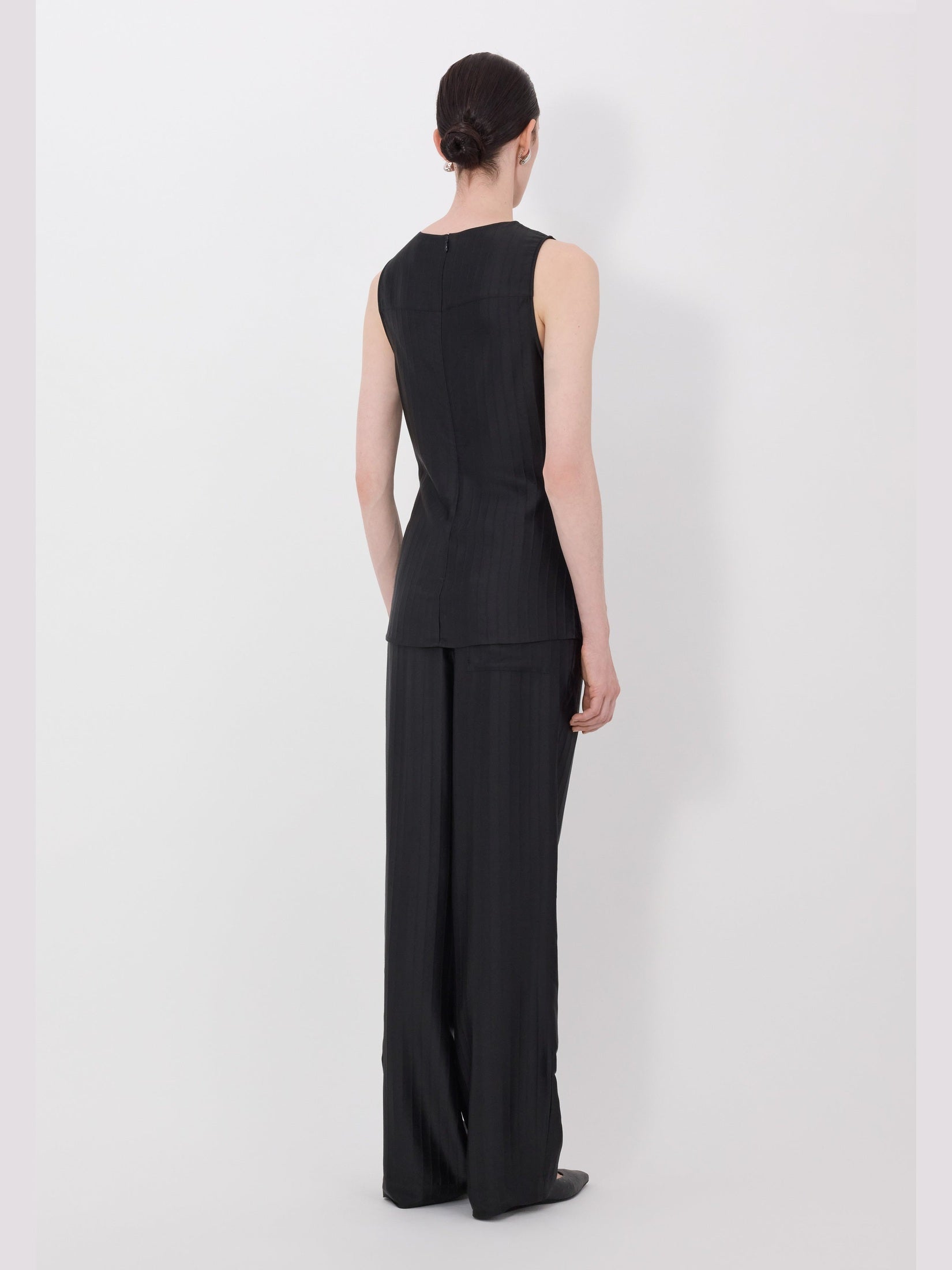 Fonda draped asymmetric top