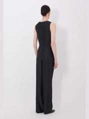 Fonda draped asymmetric top
