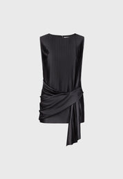 Fonda draped asymmetric top