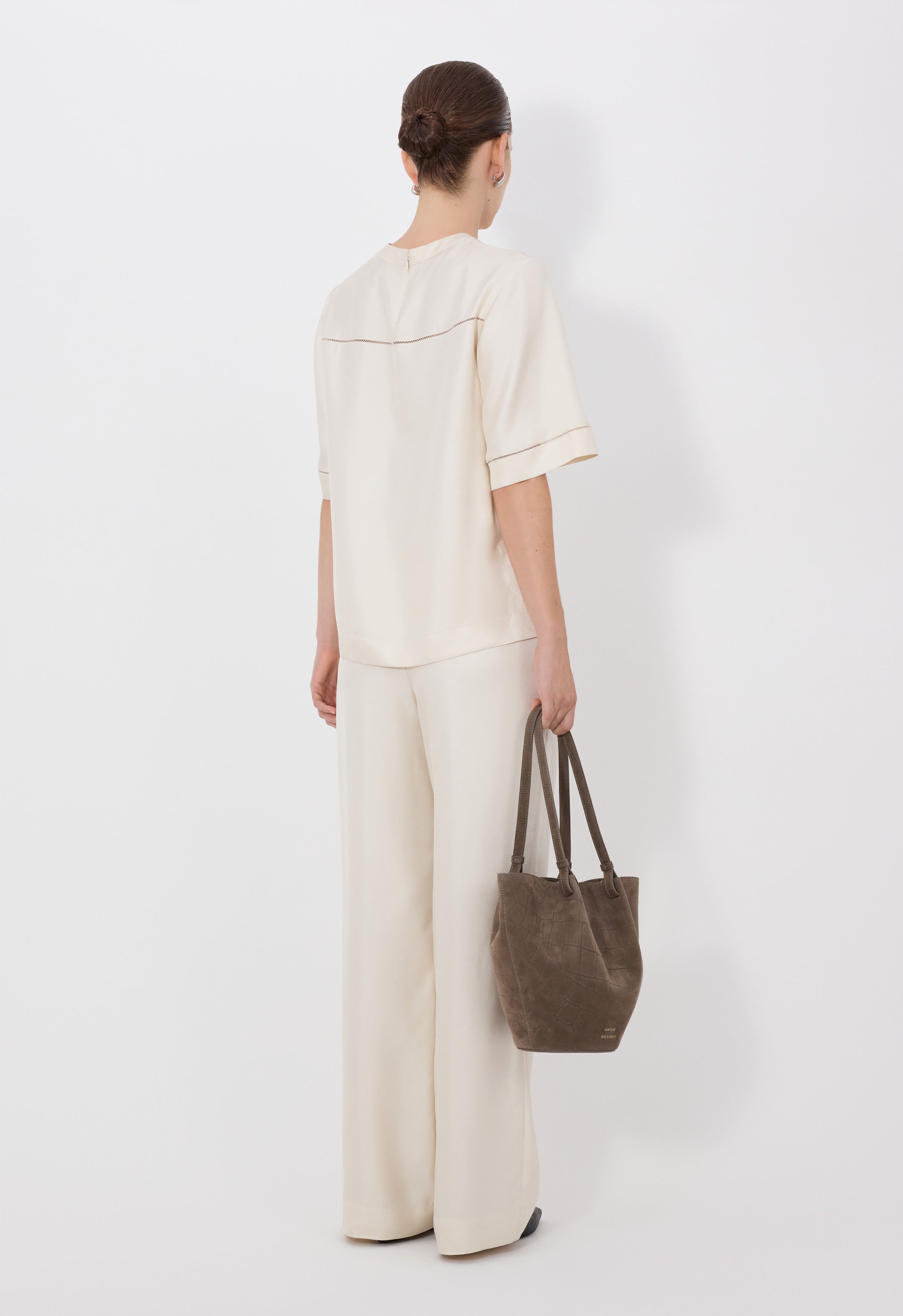 Havana lace detailed t-shirt