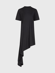 Igari asymmetric pleated dress