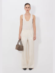 Lars elastic waistband pants