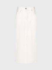 Rona lds denim midi skirt