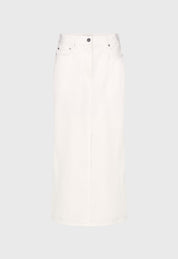 Rona lds denim midi skirt