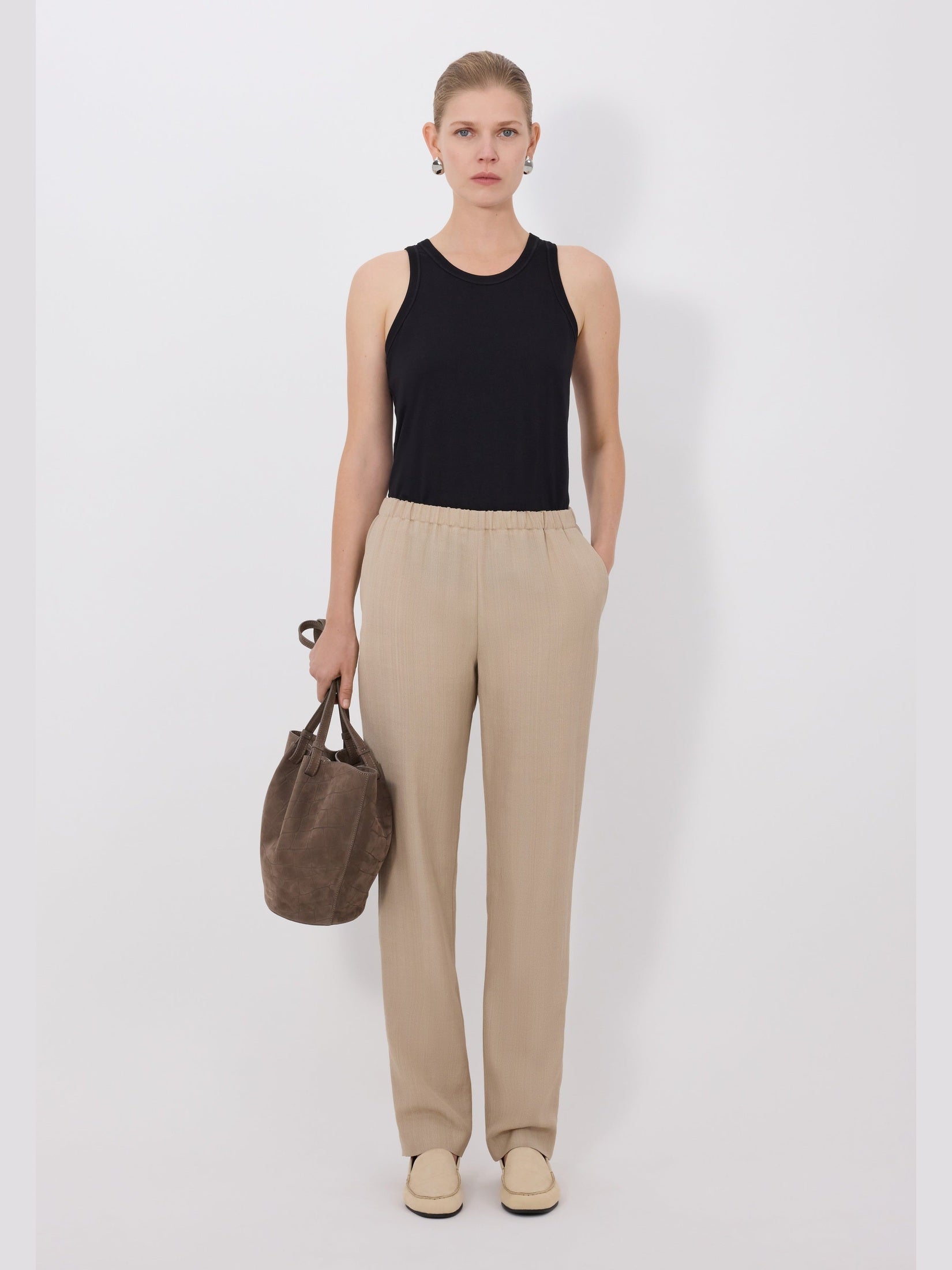 Scot straight leg pants