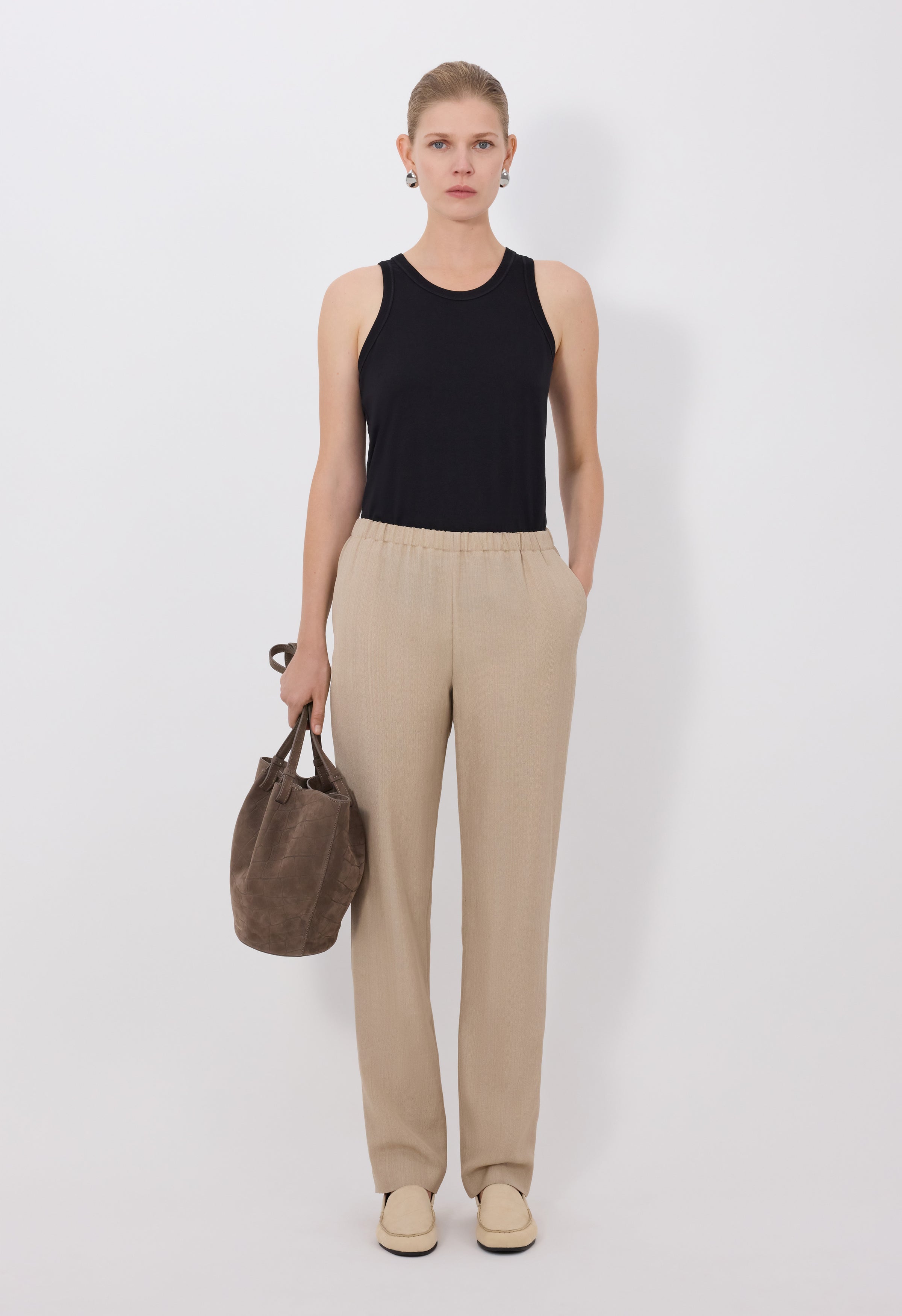 Scot straight leg pants