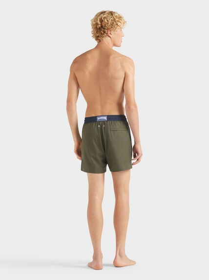 Men merino wool super 120's swim shorts bicolor