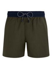 Men merino wool super 120's swim shorts bicolor