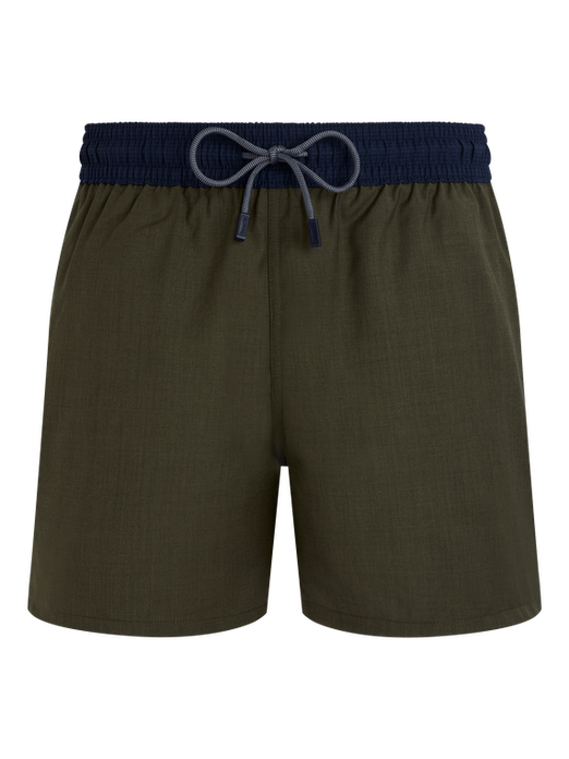 Men merino wool super 120's swim shorts bicolor
