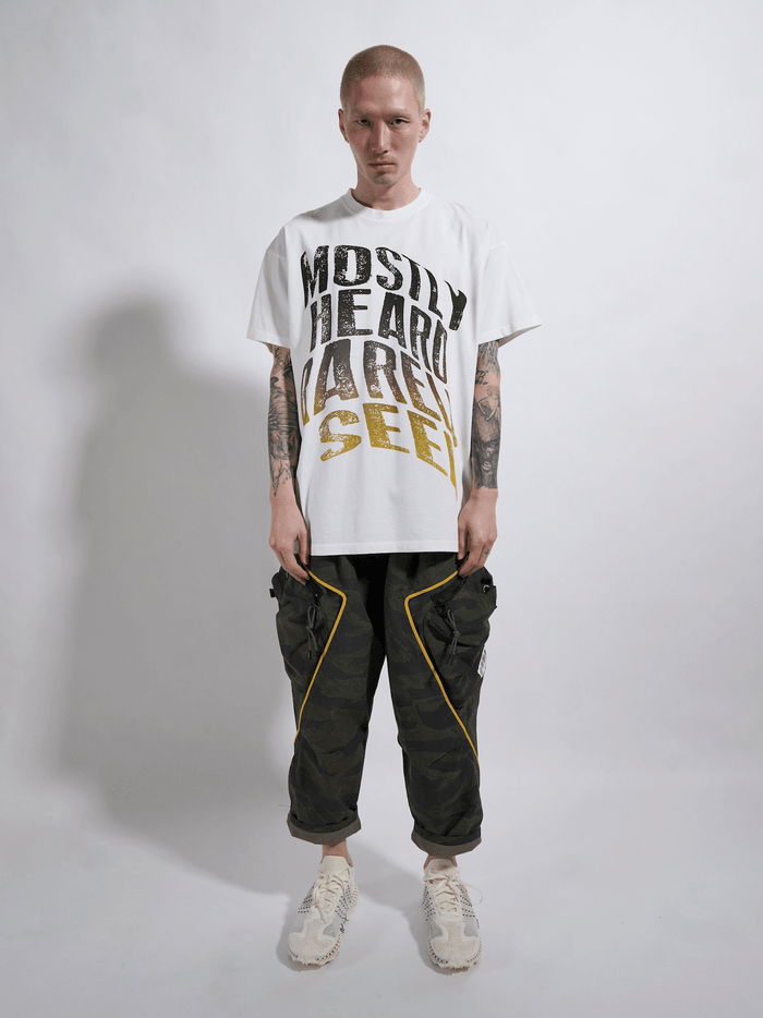 Faded warped tee