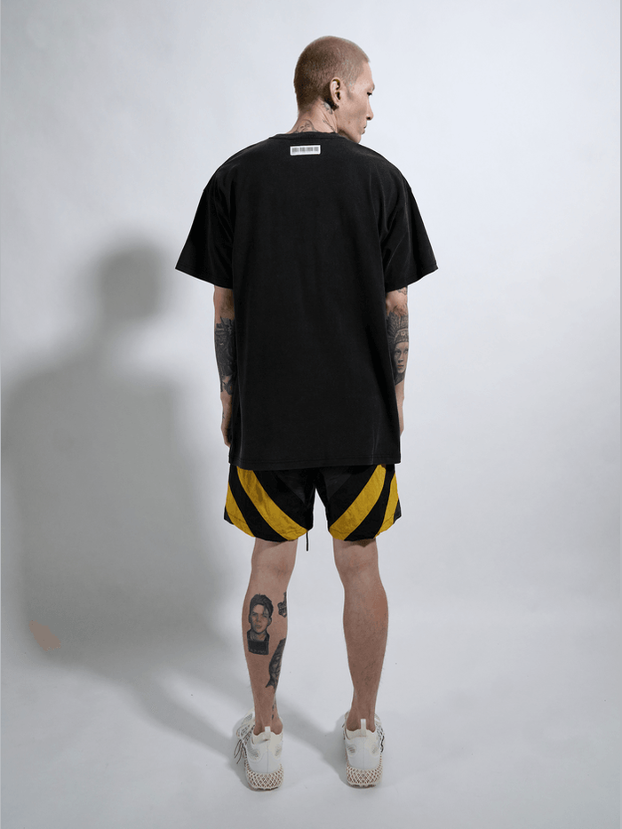 Faded warped tee