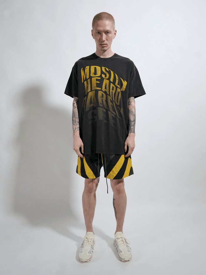 Faded warped tee