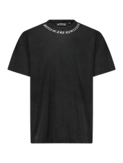 Warped double logo tee