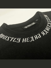 Warped double logo tee