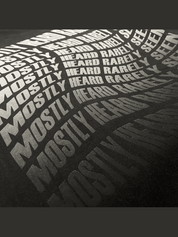 Warped double logo tee