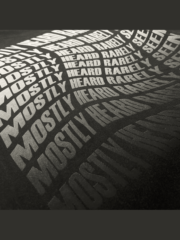 Warped double logo tee