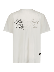 Tactical raglan woven tee
