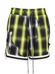 Neon cut me up basketball shorts