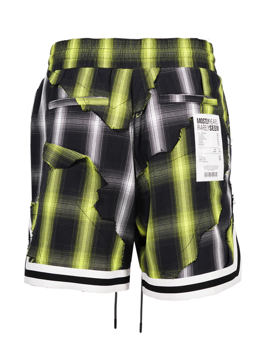Neon cut me up basketball shorts