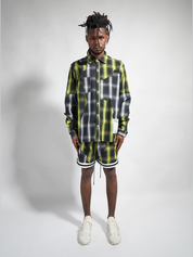 Neon cut me up basketball shorts