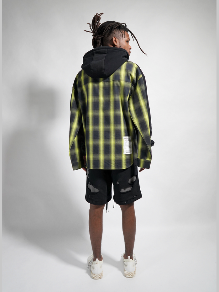 Hoodie x woven hybrid