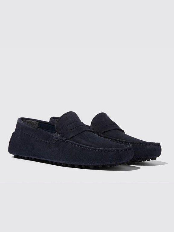 Michael blue suede