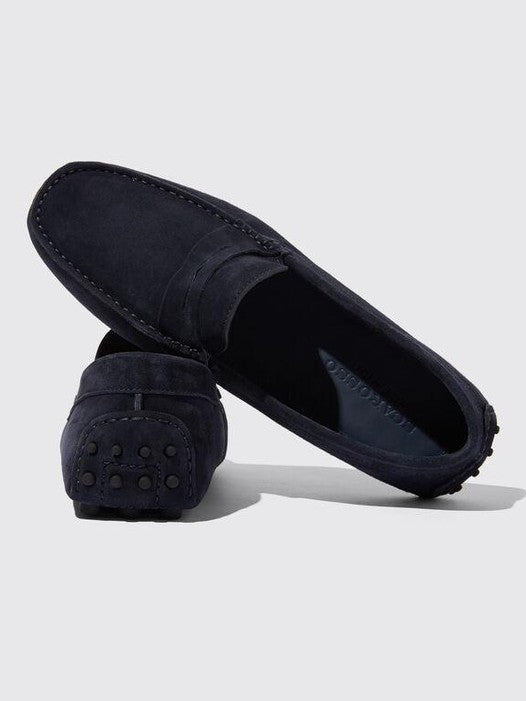 Michael blue suede