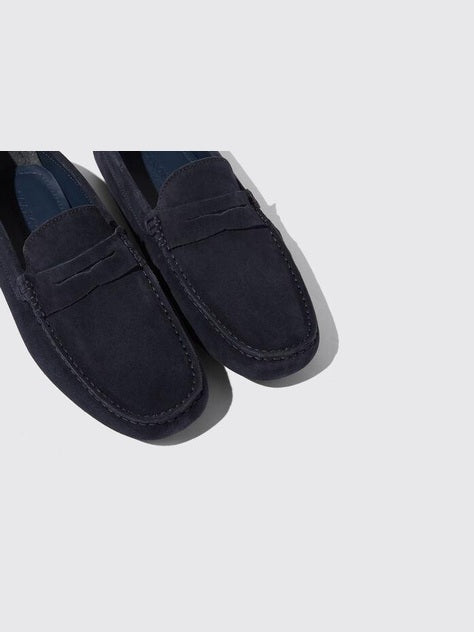 Michael blue suede