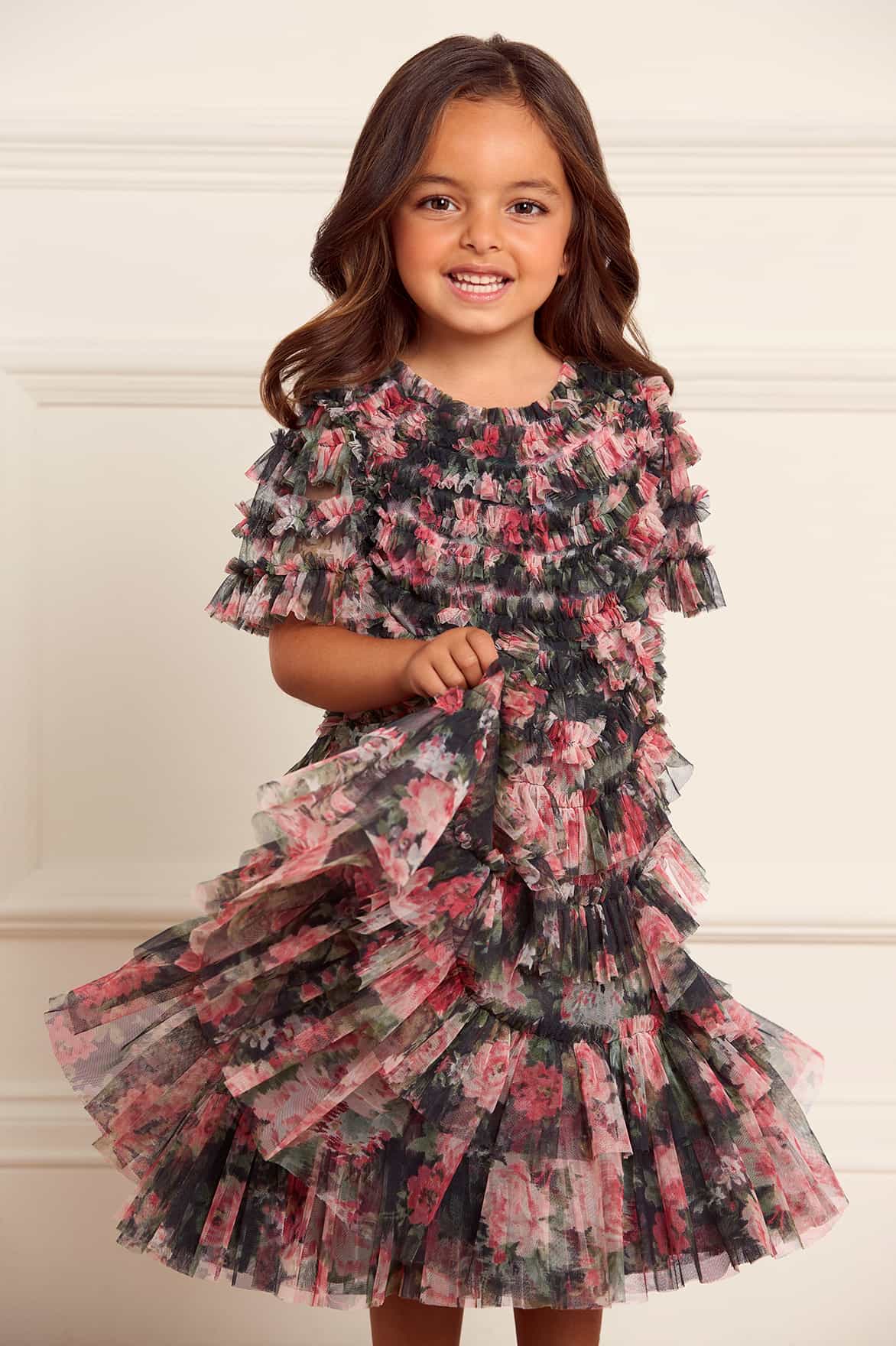 Midnight Dance Marilla Ruffle Kids Dress