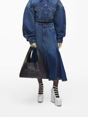 The leather sack bag