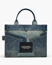 THE DECONSTRUCTED DENIM MEDIUM TOTE BAG