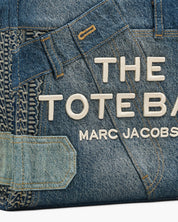 THE DECONSTRUCTED DENIM MEDIUM TOTE BAG