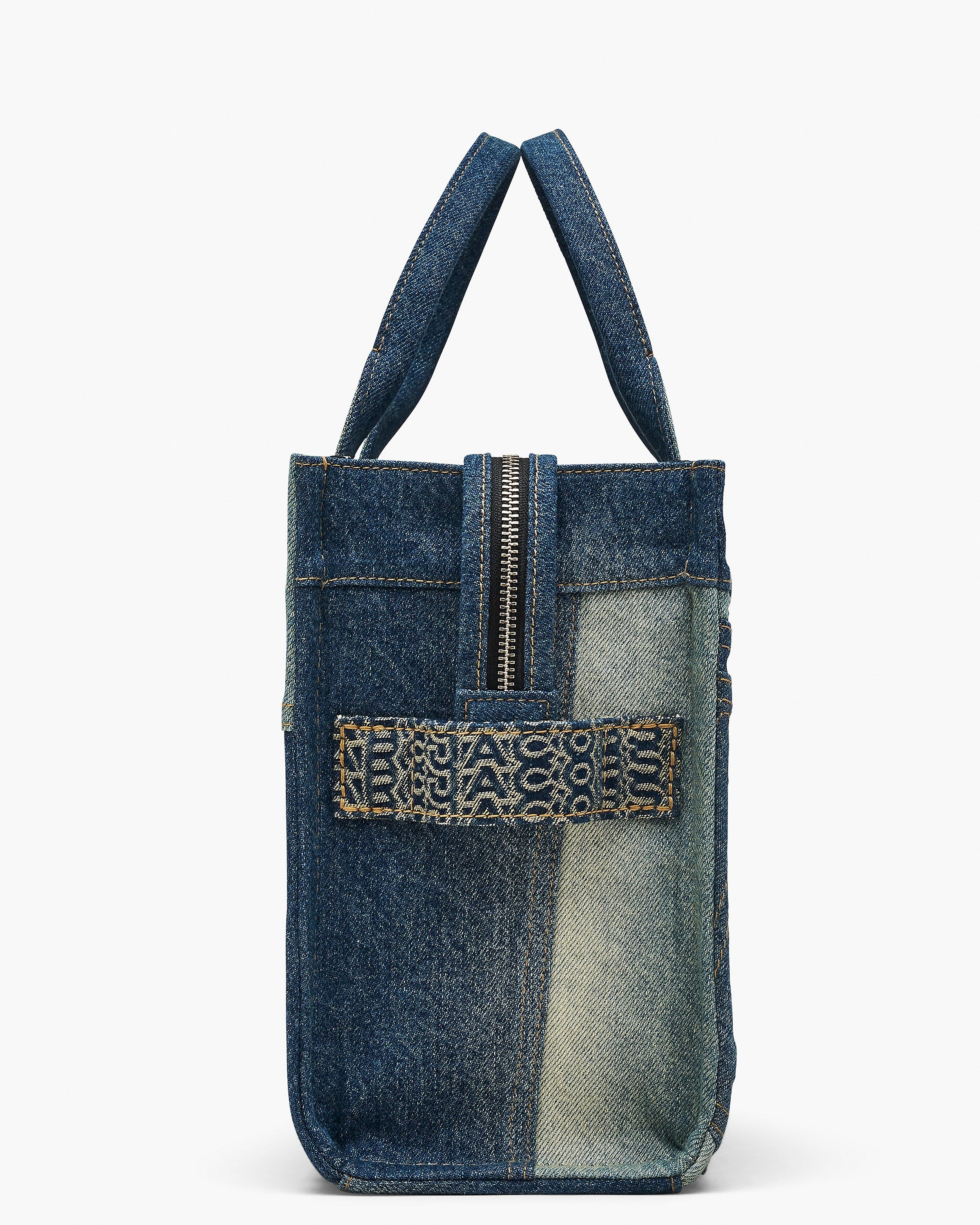 THE DECONSTRUCTED DENIM MEDIUM TOTE BAG
