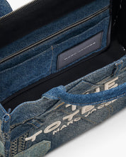 THE DECONSTRUCTED DENIM MEDIUM TOTE BAG