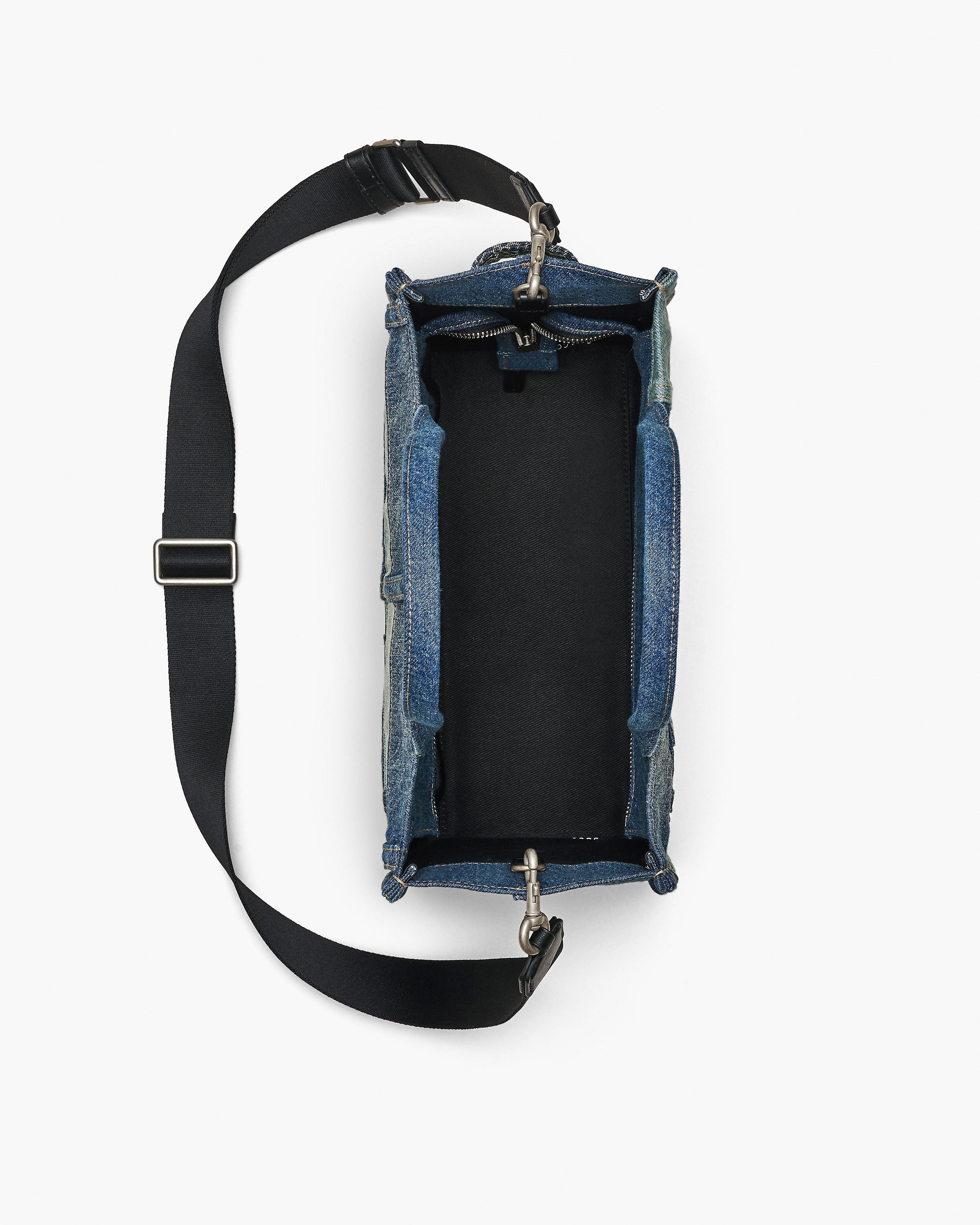 THE DECONSTRUCTED DENIM MEDIUM TOTE BAG