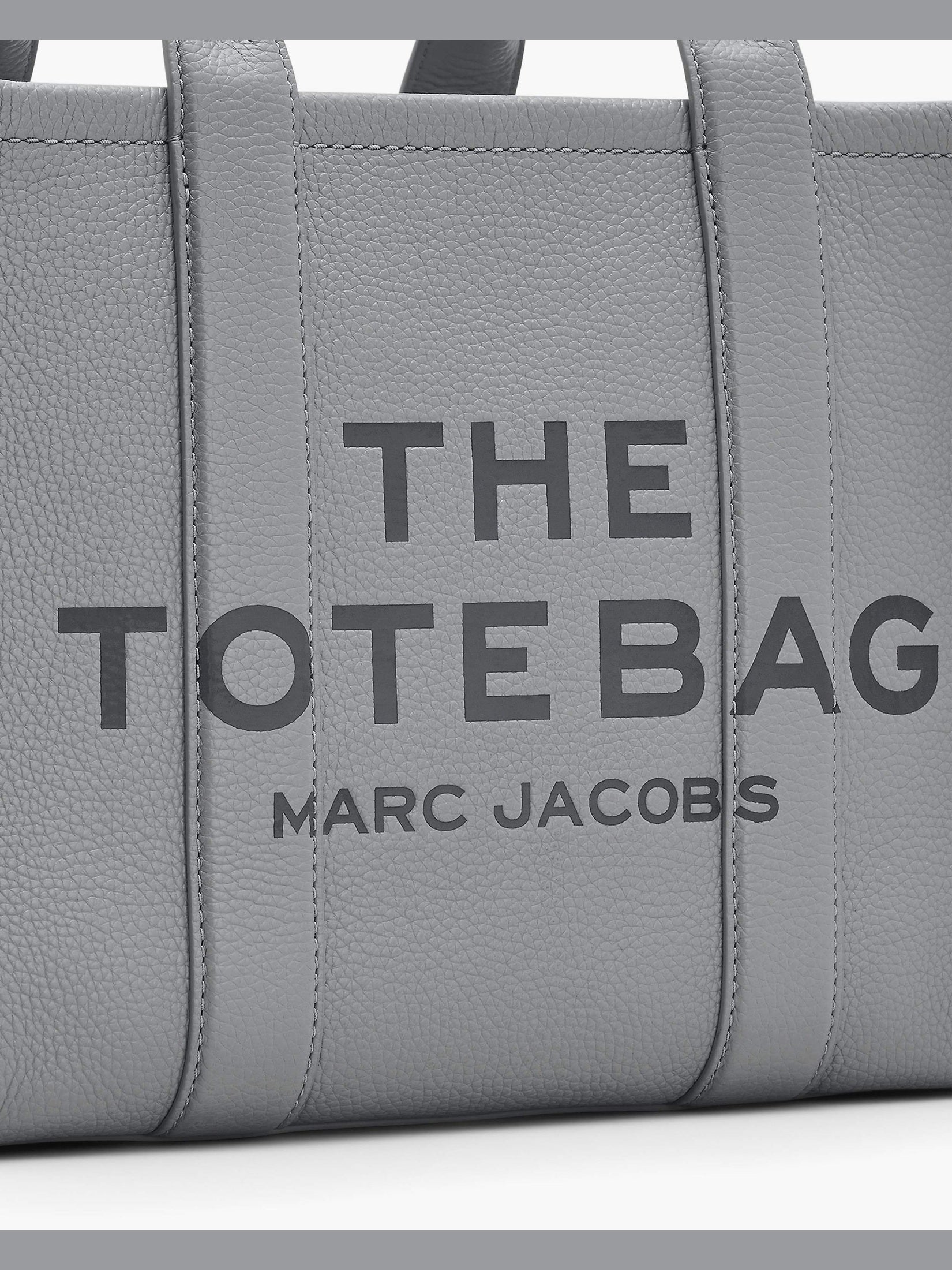 The leather medium tote bag