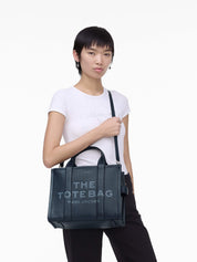 The leather medium tote bag